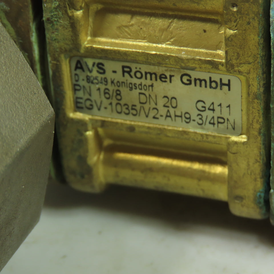 AVS Romer GmbH AVS D-82549 230V Solenoid Valve 11/9VA