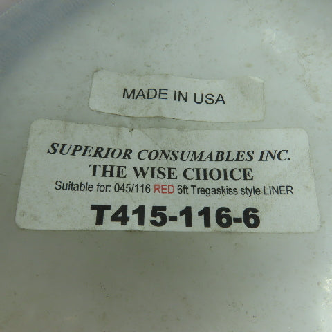 T415-116-6 Welding Liner 045/116 6FT Tregakiss Style