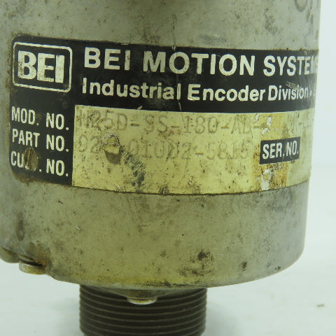BEI H25D-SS-180-AB Rotary Encoder 3/8" Shaft