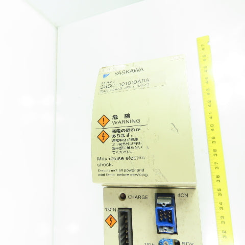 Yaskawa SGDC-101010ARA Servo Drive Unit 280/330VDC In 230VAC Out 3Ph 7.6A 1KW
