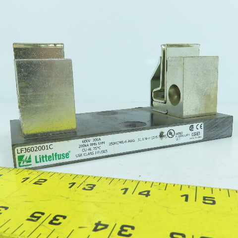 Littlefuse LFJ602001C 200A 600V Class J Fuse Holder 200kA RMS SYM