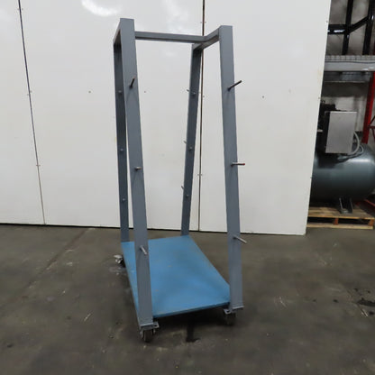 3 Tier Cantilever Light Duty Rolling Wire Spool Storage Rack 48" x 24''x 74"