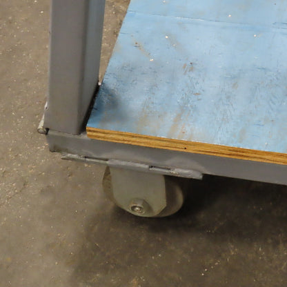 3 Tier Cantilever Light Duty Rolling Wire Spool Storage Rack 48" x 24''x 74"