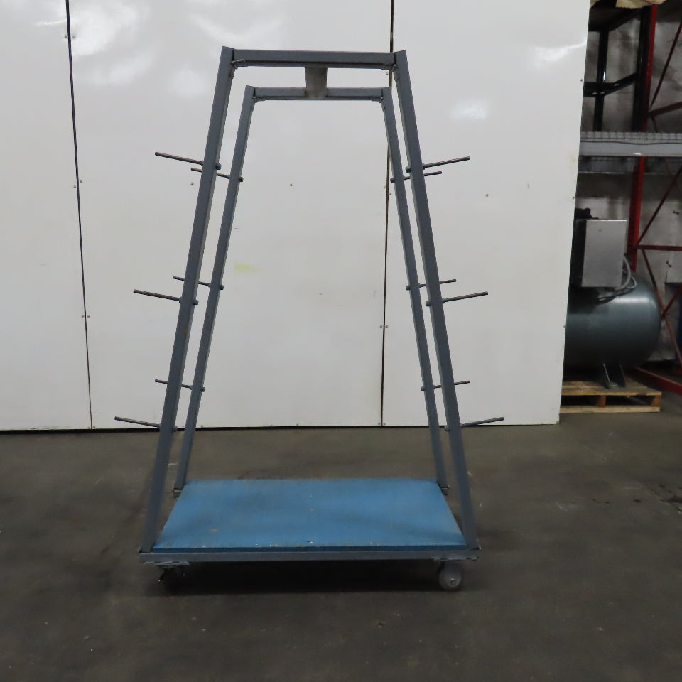 3 Tier Cantilever Light Duty Rolling Wire Spool Storage Rack 48" x 24''x 74"