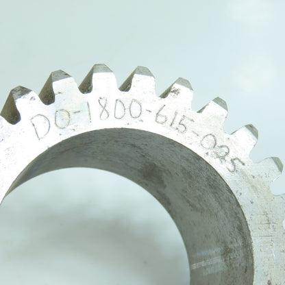 Fanuc DO-1800-615-025 28 Tooth Spur Pinion Gear 62mm ID x 95mm OD