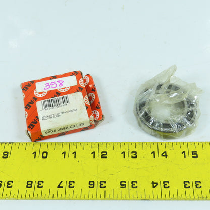 Fag 6006.2RSR.C3.L38 Single Row Deep Groove Ball Bearing 30mm Bore 55mm OD