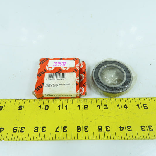 Fag 6006.2RSR.C3.L38 Single Row Deep Groove Ball Bearing 30mm Bore 55mm OD