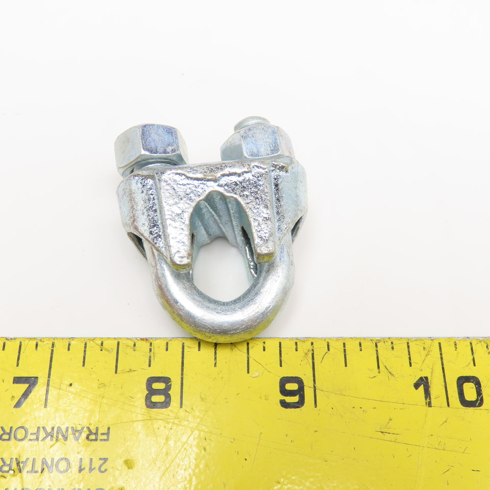 3/8" Galvanized Steel U-Bolt Wire Rope Cable Clamp Lot Of 10