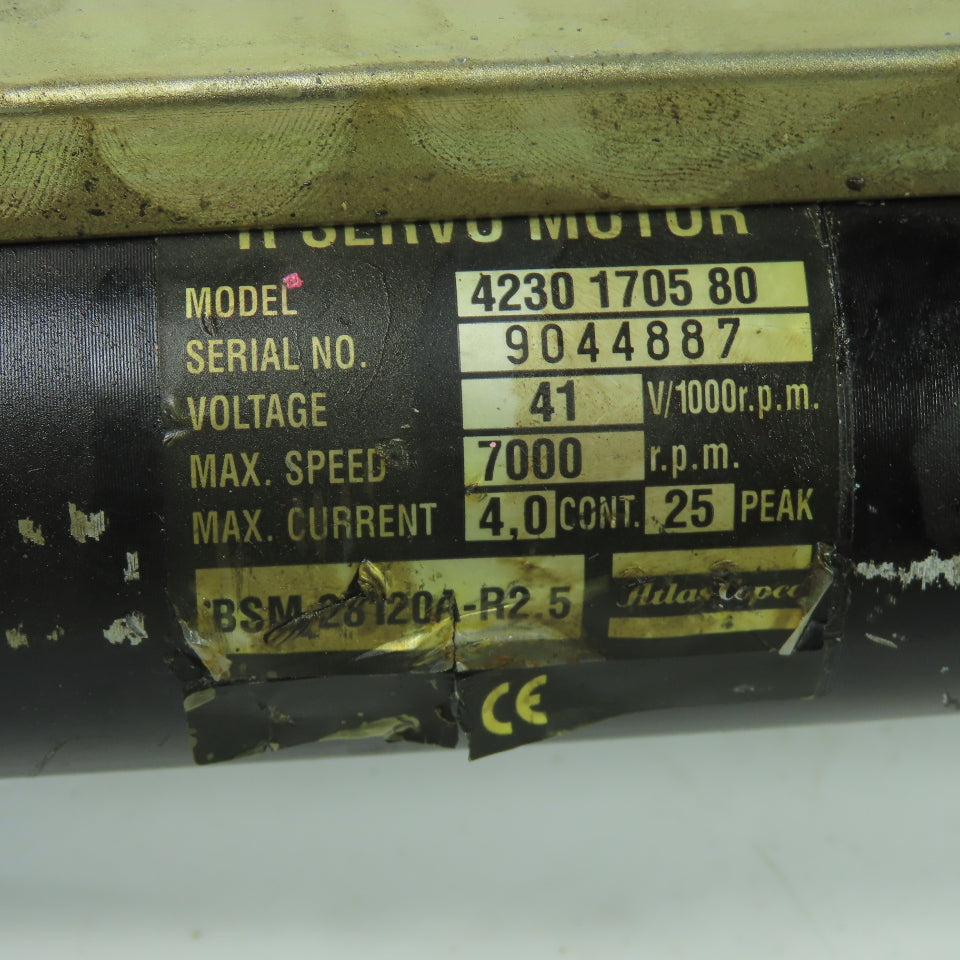 Atlas Copco QRT 62 200-O 4230 1762 90 3/4"Electric Nutrunner 7000RPM 41V/1000rpm