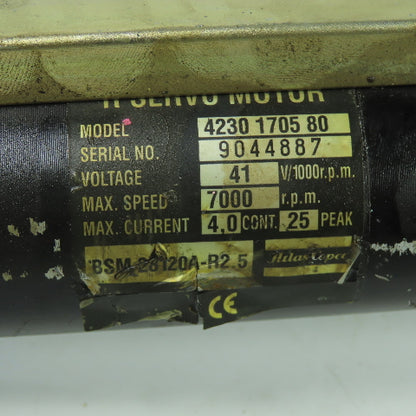 Atlas Copco QRT 62 200-O 4230 1762 90 3/4"Electric Nutrunner 7000RPM 41V/1000rpm