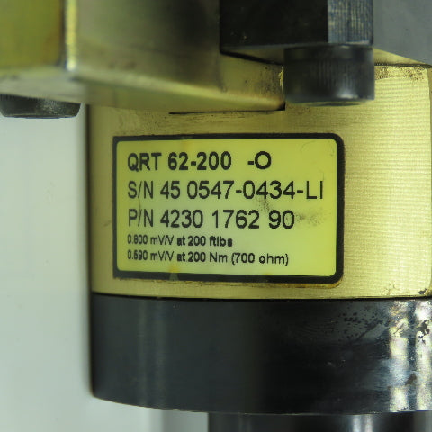 Atlas Copco QRT 62 200-O 4230 1705 80 Electric Nutrunner 7000RPM 41V/1000rpm
