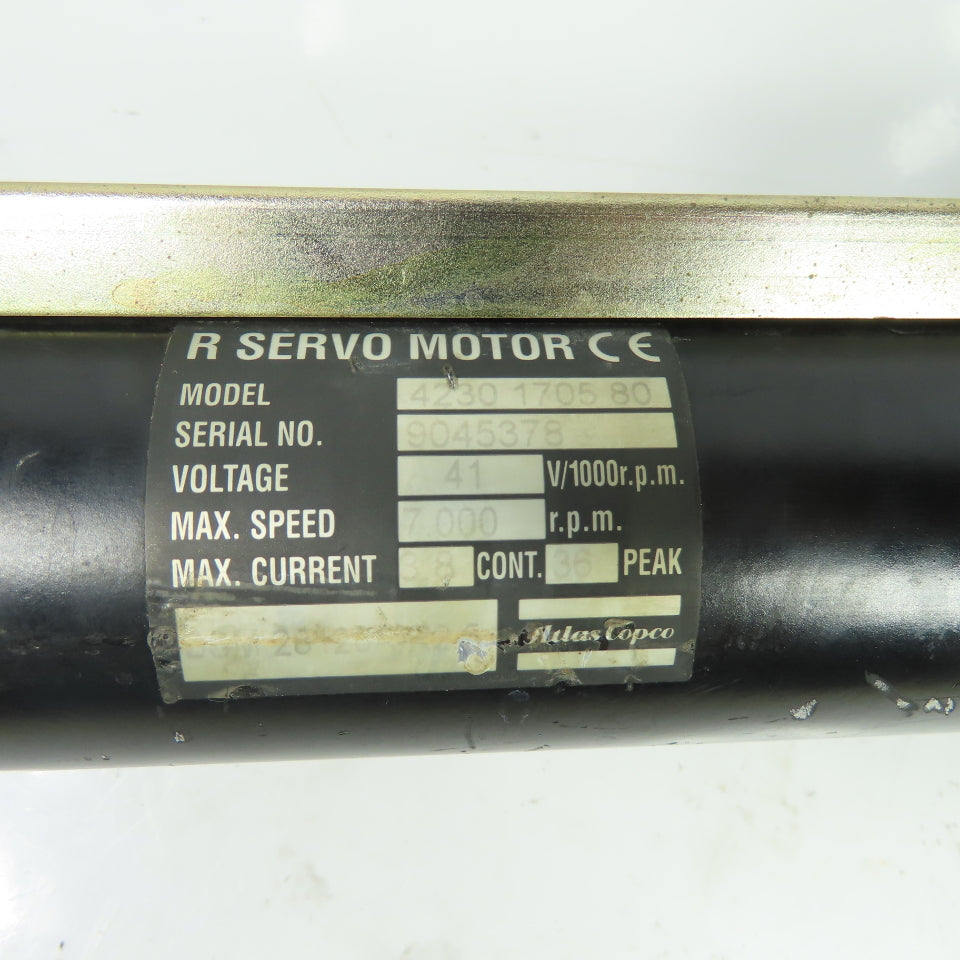 Atlas Copco QRT 62 200-O 4230 1705 80 Electric Nutrunner 7000RPM 41V/1000rpm