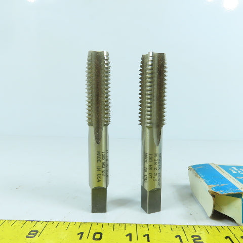 Bendix Beesly 4124 M18-2.5 HS Plug Tap 4 Straight Flute 4" OAL USA Lot Of 2