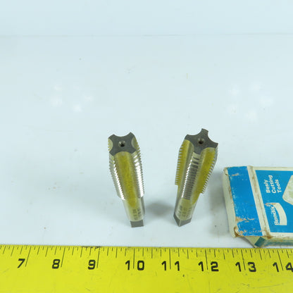 Bendix Beesly 4124 M18-2.5 HS Plug Tap 4 Straight Flute 4" OAL USA Lot Of 2