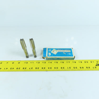 Bendix Beesly 4124 M18-2.5 HS Plug Tap 4 Straight Flute 4" OAL USA Lot Of 2