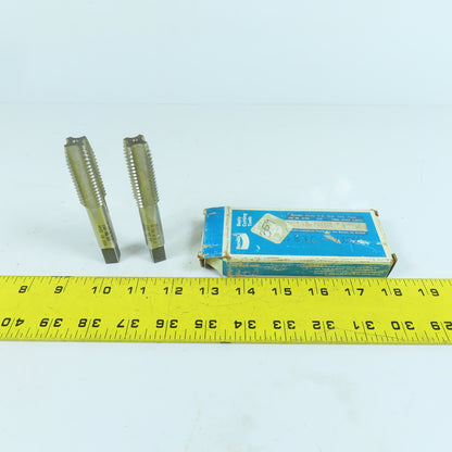Bendix Beesly 4124 M18-2.5 HS Plug Tap 4 Straight Flute 4" OAL USA Lot Of 2