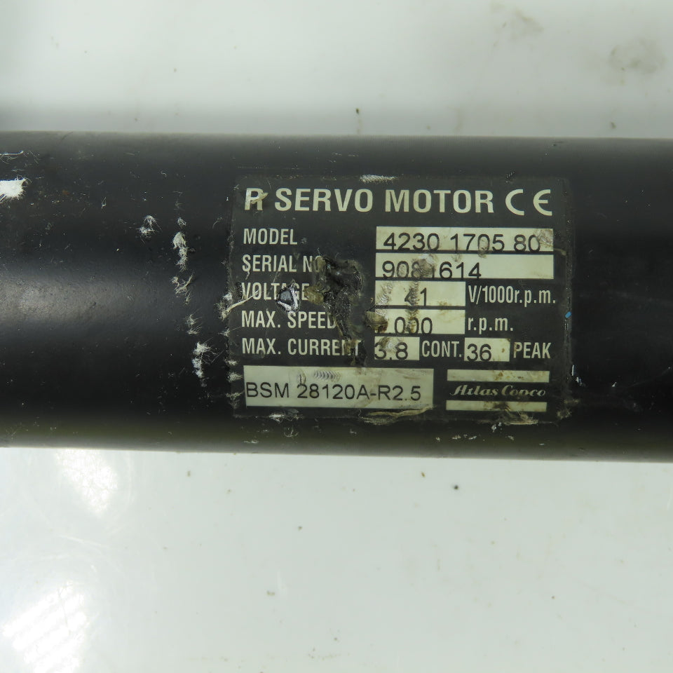 Atlas Copco QRT 62 200 4230 1600 90 5/8" Electric Nutrunner 7000RPM 41V/1000rpm
