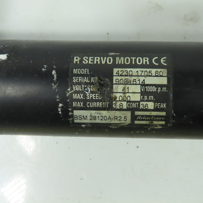 Atlas Copco QRT 62 200 4230 1600 90 5/8" Electric Nutrunner 7000RPM 41V/1000rpm