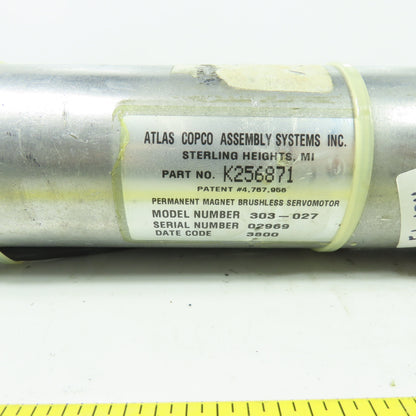 Atlas Copco K256871 CP105-02 1/2" Electric Nutrunner .800 MV/V 135.6N-m 303-027