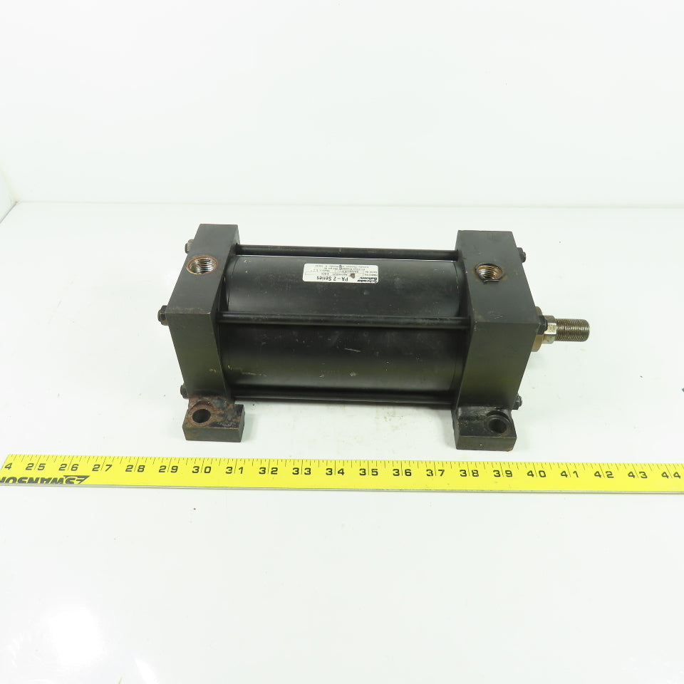 Schrader Bellows PAE110521 6.000 4" Bore Double Acting Pneum. Cylinder 6" Stroke