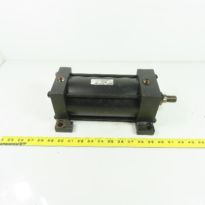 Schrader Bellows PAE110521 6.000 4" Bore Double Acting Pneum. Cylinder 6" Stroke
