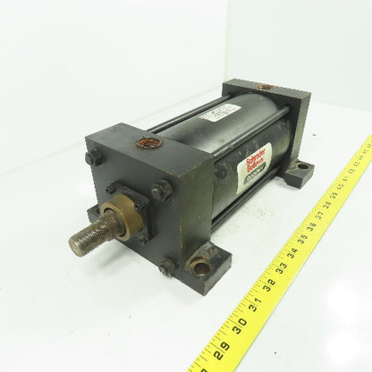Schrader Bellows PAE110521 6.000 4" Bore Double Acting Pneum. Cylinder 6" Stroke