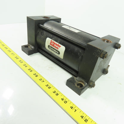 Schrader Bellows PAE110521 6.000 4" Bore Double Acting Pneum. Cylinder 6" Stroke