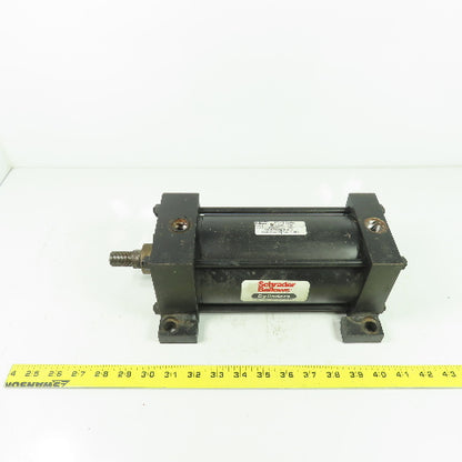 Schrader Bellows PAE110521 6.000 4" Bore Double Acting Pneum. Cylinder 6" Stroke