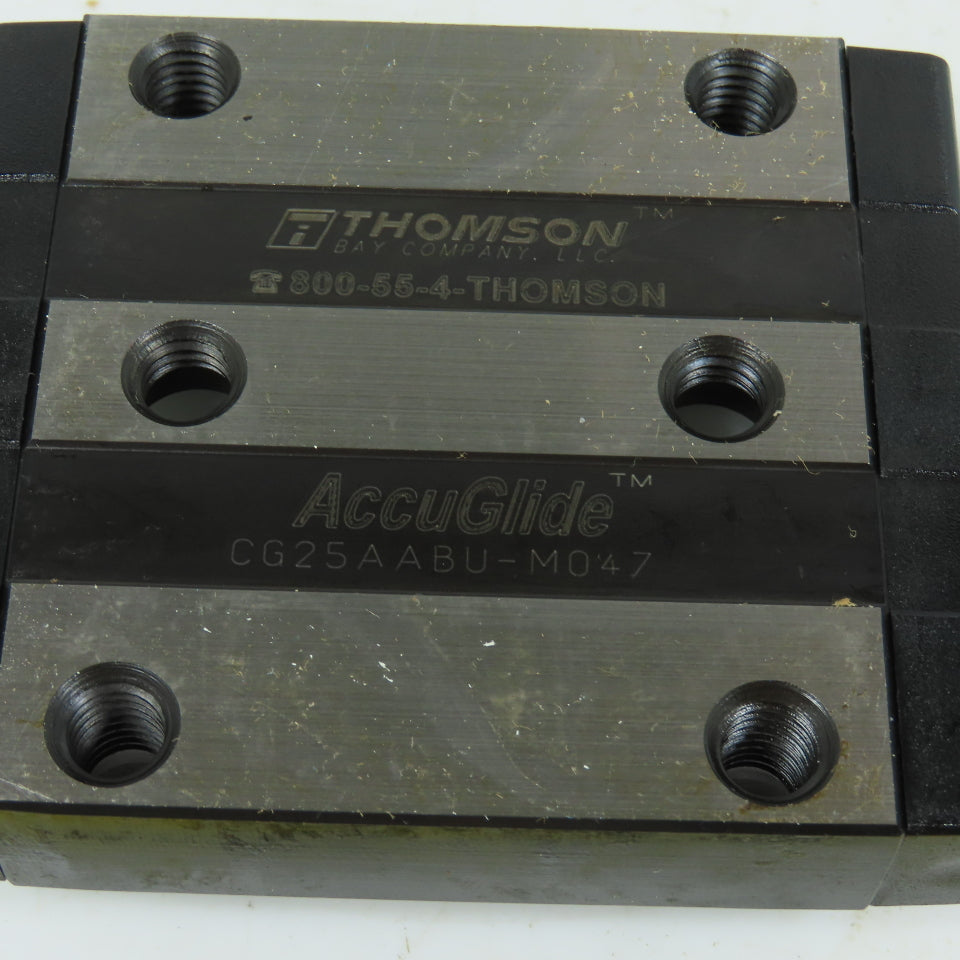 Thompson CG25AABU AccuGlide Size 25-A Linear Ball Bearing Carriage 81mm L x 70mm