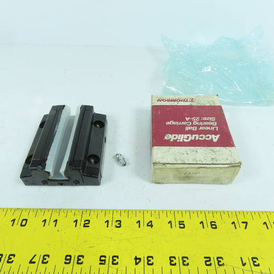 Thompson CG25AABU AccuGlide Size 25-A Linear Ball Bearing Carriage 81mm L x 70mm