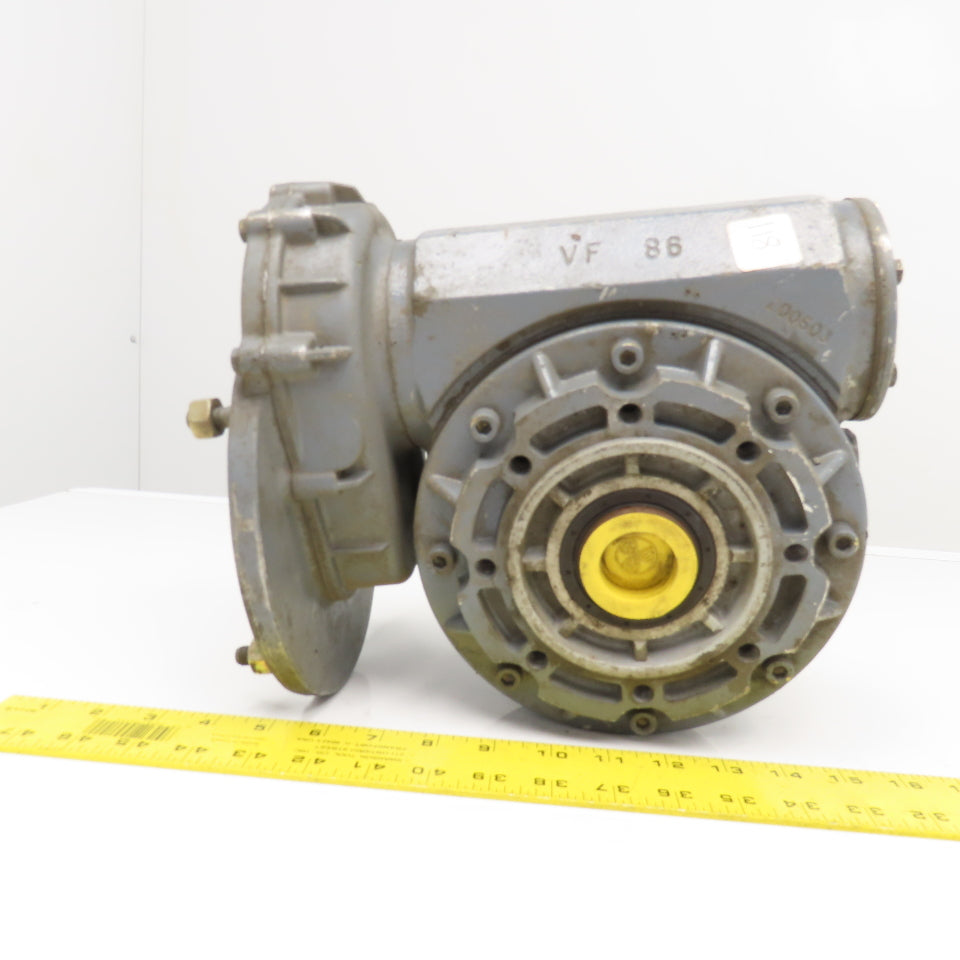 Bonfiglioli VF R 86/L1 P1 P80 168:1 Ratio 8.3RPM Output Right Angle Gear Reducer
