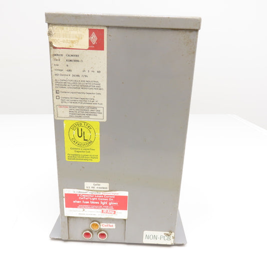 Myron Zucker KIM43006-3 480V 3Ph 6kVar Calmount Capacitor