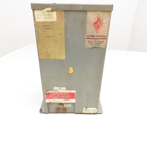 Myron Zucker KID43002X-3 480V 3Ph 2.5kVar Drymount Capacitor