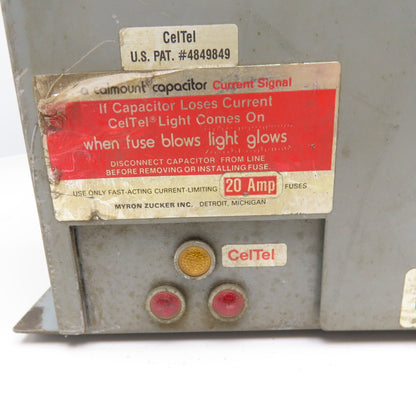 Myron Zucker KID43002X-3 480V 3Ph 2.5kVar Drymount Capacitor