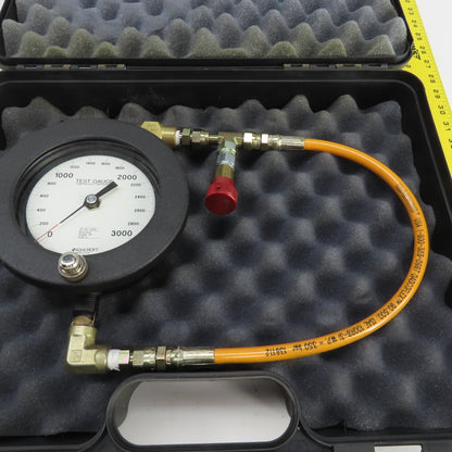 Ashcroft 3000 PSI Gauge Nitrogen Tester W/ Regulator Valve Assy. Grade 3A 0.25%