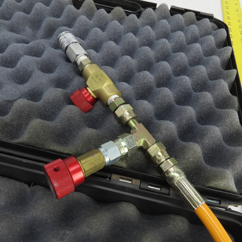 Ashcroft 3000 PSI Gauge Nitrogen Tester W/ Regulator Valve Assy. Grade 3A 0.25%