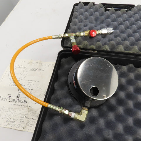 Ashcroft 3000 PSI Gauge Nitrogen Tester W/ Regulator Valve Assy. Grade 3A 0.25%