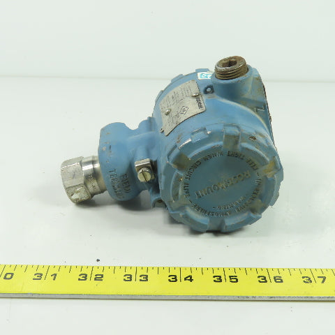 Rosemount G4N22A1E5T1R0054S5 0-4000PSI Pressure Transmitter 1/2" NPT 1-5VDC