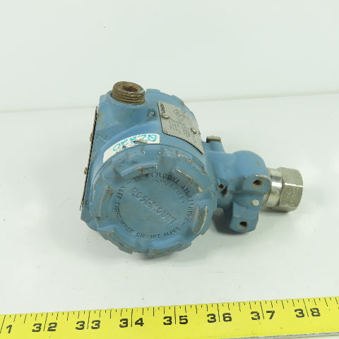 Rosemount G4N22A1E5T1R0054S5 0-4000PSI Pressure Transmitter 1/2" NPT 1-5VDC