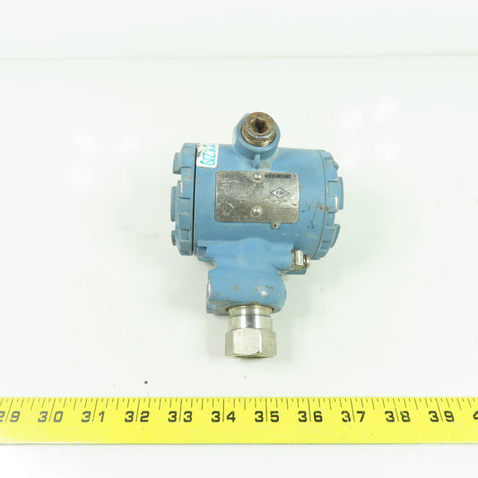 Rosemount G4N22A1E5T1R0054S5 0-4000PSI Pressure Transmitter 1/2" NPT 1-5VDC