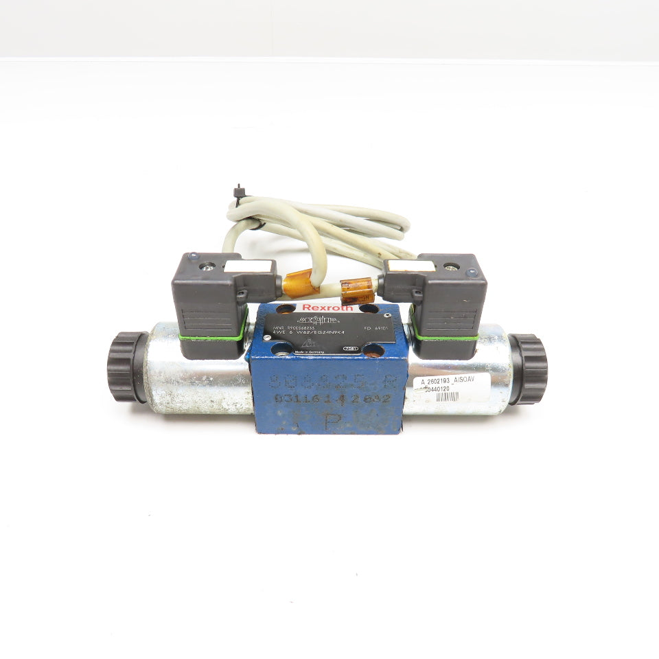 Rexroth 4WE 6 W62/EG24N9K4 4/3 Position Float Center Hydraulic Valve 24VDC Coil