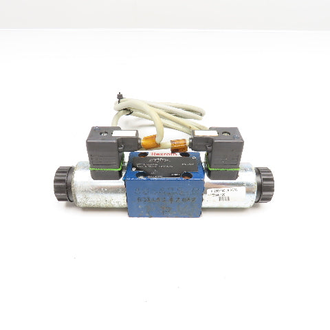 Rexroth 4WE 6 W62/EG24N9K4 4/3 Position Float Center Hydraulic Valve 24VDC Coil