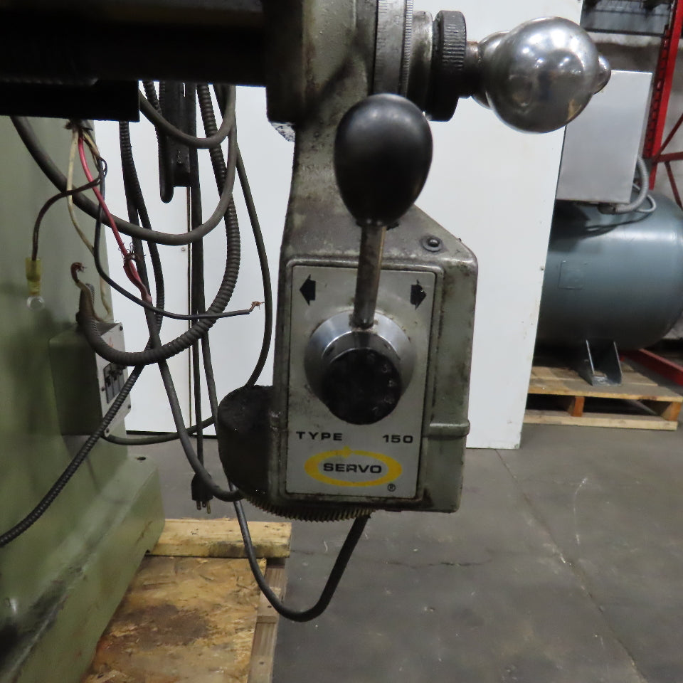 Webb 3VK 10"x50" Vertical Knee Mill Milling Machine 480V 3Ph X-Axis Autofeed R8