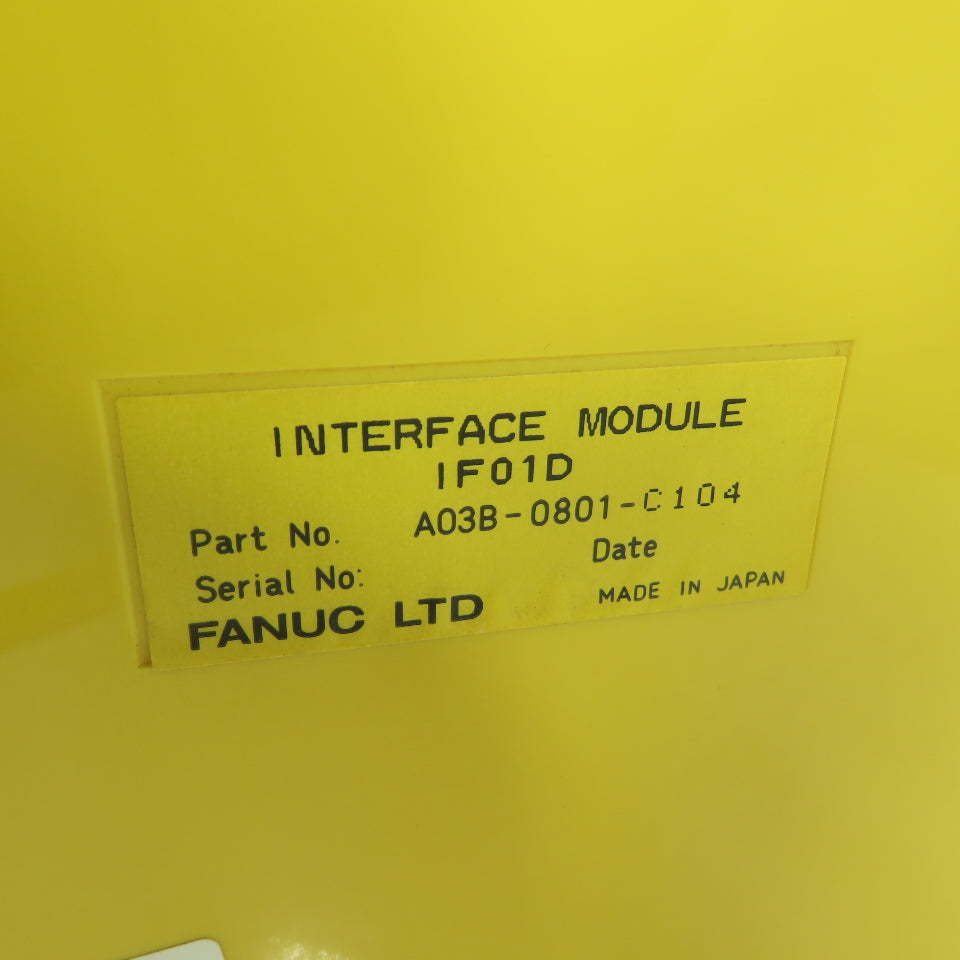 Fanuc A03B-0801-C104 Interface Module Lot Of 3