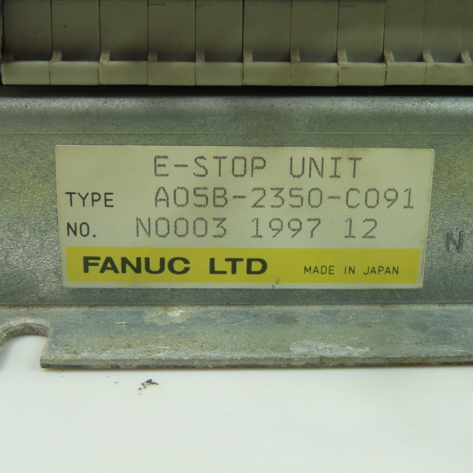 Fanuc A05B-2350-C091 E-Stop Unit Drive Emergency Stop Assembly
