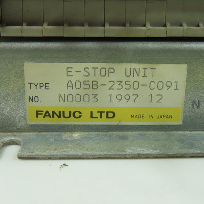 Fanuc A05B-2350-C091 E-Stop Unit Drive Emergency Stop Assembly