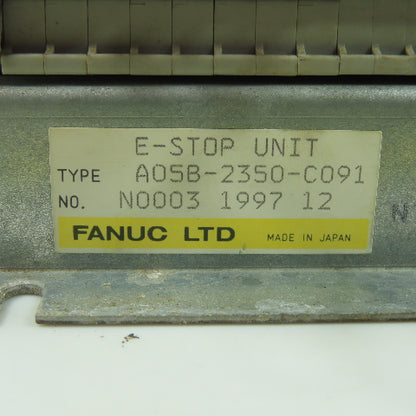 Fanuc A05B-2350-C091 E-Stop Unit Drive Emergency Stop Assembly