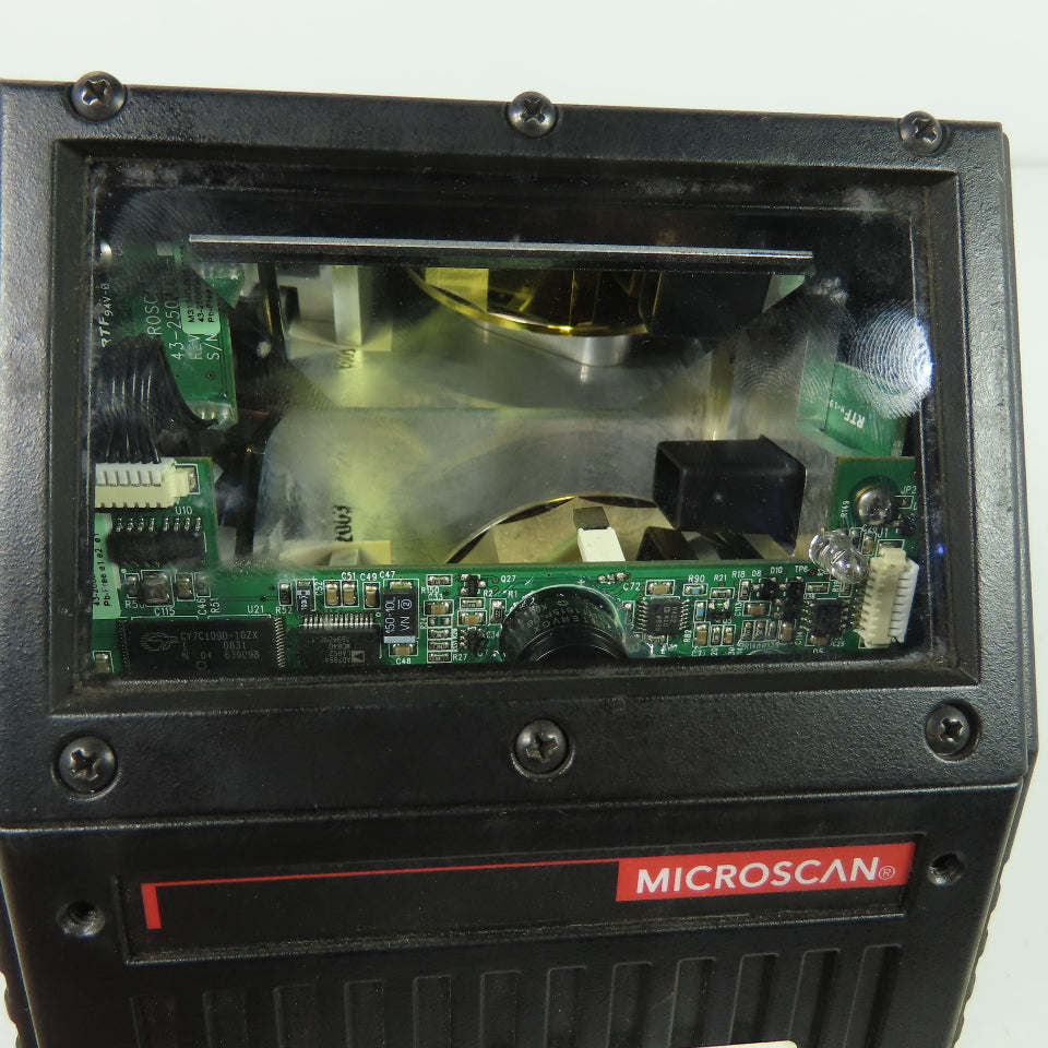 Microscan FIS-0890-0001G Fixed Mount Long Distance Barcode Scanner 10-28V 24W