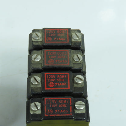 Allen Bradley 71A288, 85A86 71A86, 73A86 Misc Contactor Coils 120V & 480V Lot/8