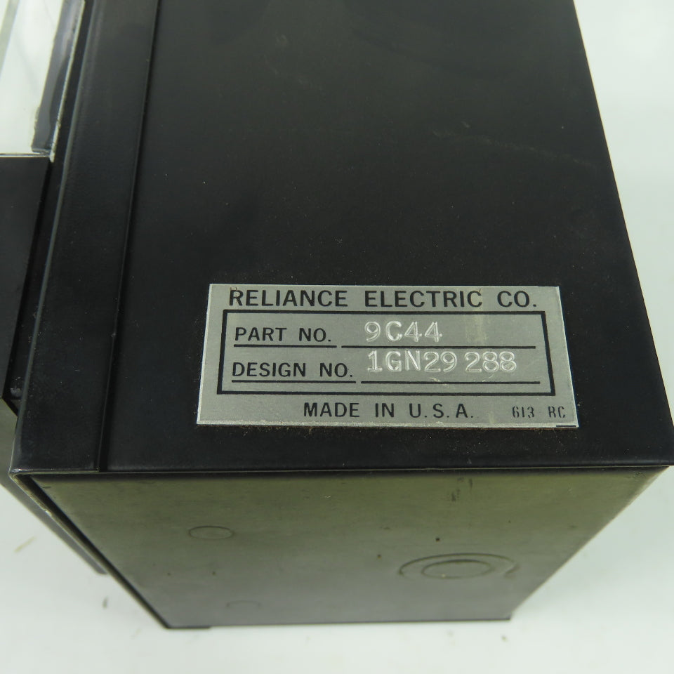Reliance 9C44 Percent Full Load Panel Meter 0-200